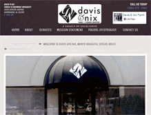 Tablet Screenshot of davisandnix.com